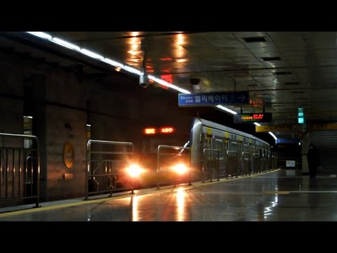 수도권 전철 분당선 시운전 열차 대모산입구역 통과 - Youtube