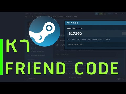 วิธีหา Friend Code มา Add เพื่อน Join เกมส์ง่ายๆใน Steam