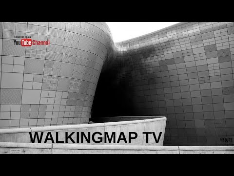 Subway Station (From Hotel Skypark Dongdaemun 1, Seoul Korea) - WalkingMapTV / 天空花园酒店东大门1号店
